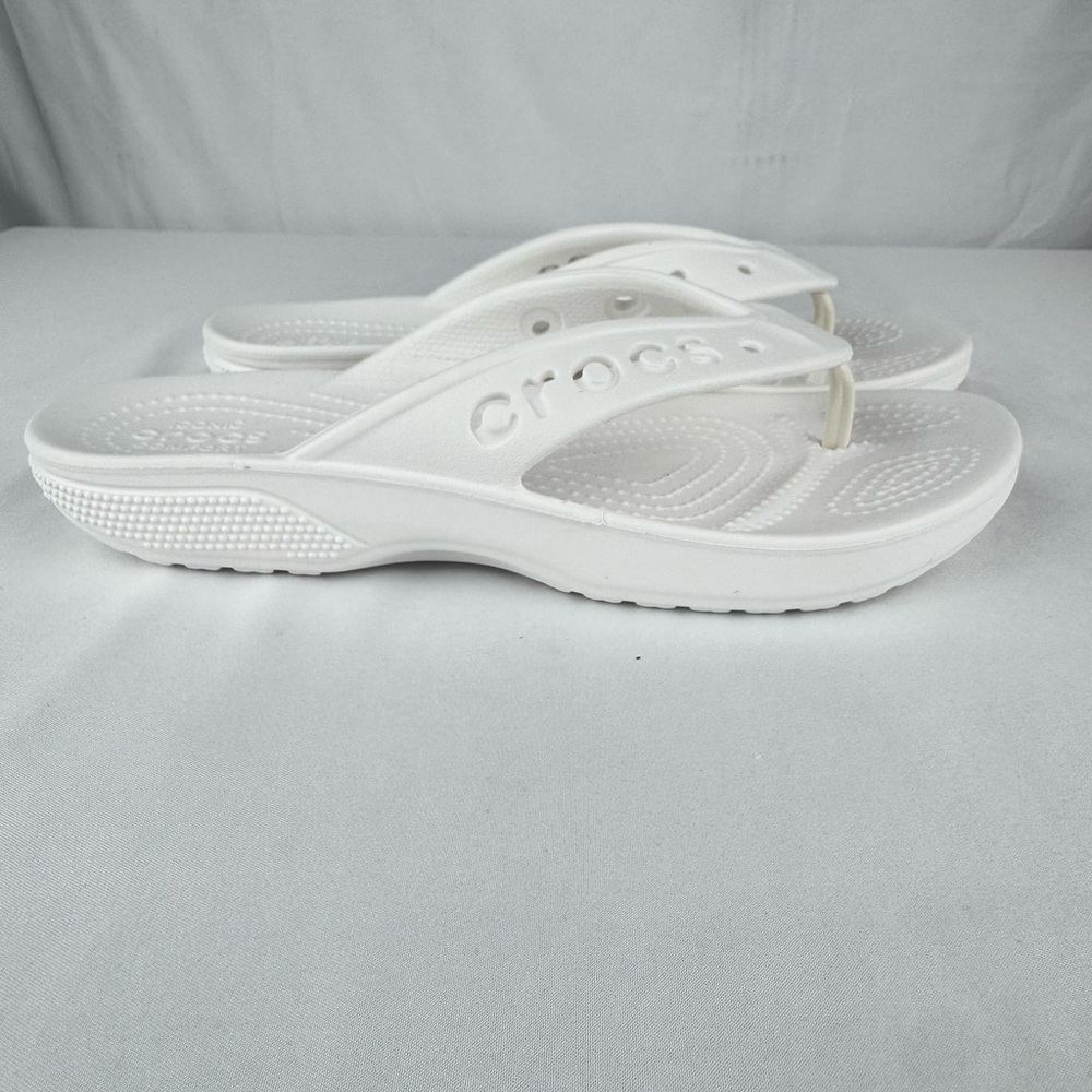 NWOT Crocs Unisex BAYA II White Flip Flop - Picture 6 of 8